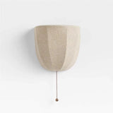 American Retro Wall Lamp Linen Lampshade Design Villa Aisle Led wall Light Bedroom Decor Living Room Indoor Lighting Fixture E27