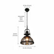 Iron LED Pendant Lights Loft Industrial Kitchen Hanging Lamp for Dining Room Decors Home Light Fixtures Glass Lampshade
