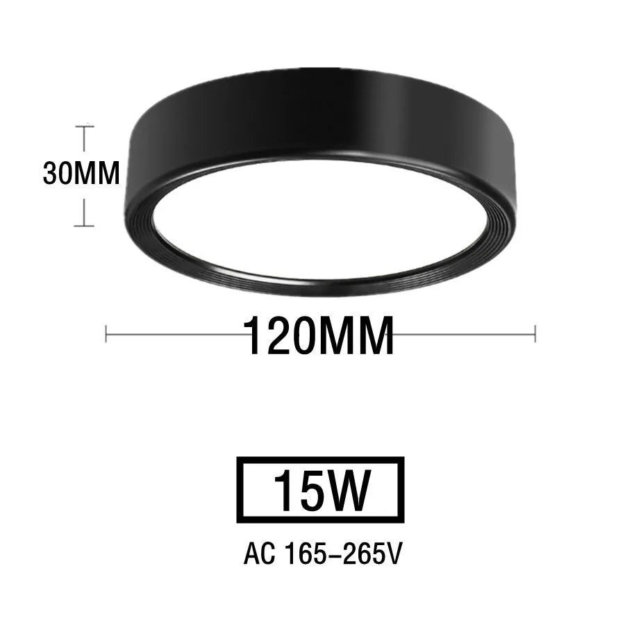 Led Downlights 220V Ceiling Spot Lamp 15W 18W 20W Down Light Surface Mounted Panel Lighting Kitchen Fixture for Room Home Decor