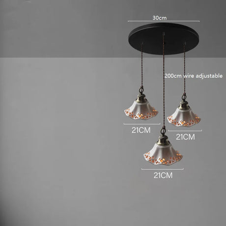 Modern Simple Ceramic LED Pendant Lamp Home Indoor Decors Lighting Bedroom Restaurant Dinning Living Room Lights Hang lamp