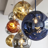 Nordic Lava Texture LED Pendant Light - Minimalist PVC Hanging Lamp