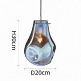 2026 Nordic Pocket Glass Chandelier Table Dining Kitchen Island Pendant Lights Minimalist Decor Lighting Suspension Design Fixtu