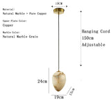 2026 New Designer Lustre Chandelier Marble Dimmable LED Ceiling Pendant Light Height-adjustable for Hotel Grand Foyer