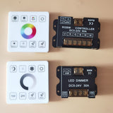 86sty 2.4G RF Single color/CCT/RGB/RGBW/RGBWC LED Strip Light Controller wireless remote Touch Panel Switch Dimmer 5V 12V 24V