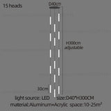 Long Chandelier Staircase Lamp Designer Modern Living Room Chandelier Nordic Indoor Villa Hall Long Line Penthouse Pendant Lamp