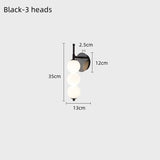 Wall Lamp Bedroom Nordic Minimalist Glass Lamp for Corridor Living Room Background Wall Light
