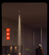 Small Beam Angle LED Spotlight (3°/8°/15°) - Recessed Round Ultra-Thin Accent Light