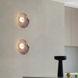Art Deco Amber Gray Glass LED Wall Light 3000K Sconce For Bedroom Stairs Aisle Foyer