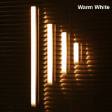 Rechargeable Motion Sensor LED Bar Light Induction Under Cabinet Lamp USB 5V Dimmable Night Light Room Aisle Tube Detector Bulb
