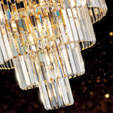 Luxury Golden Crystal Chandelier Modern Chandeliers Lights Fixture Hanging Pendant Light Fixture Dia 23.6 Inch