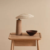 Solid Wood Bedroom Bedside Lamp Japanese Wooden Fabric Floor Light Home Decoration Desk Light Wabi Sabi Mood Light for Home Decr