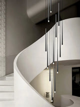 Modern LED Long Staircase Chandelier - Luxury Villa & Attic Hanging Lamp