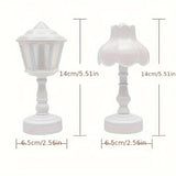 Pagoda Bud Button Battery LED Table Lamps Desk Night For Bedroom Dining Night Light Simple Flower Modern Decoration