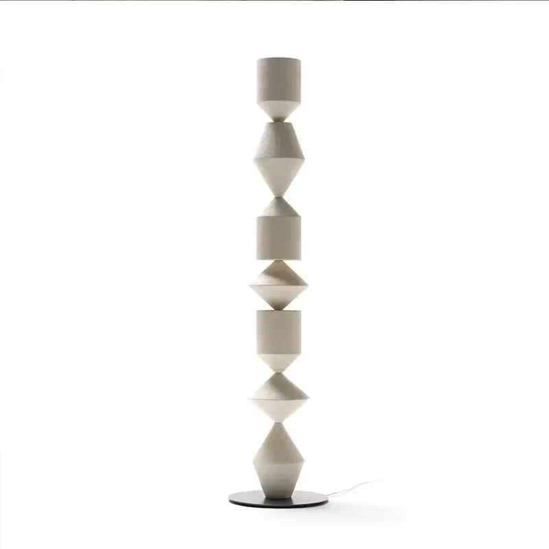Modern Minimalist Creative Wood LED White and Black Floor Lamps Living Room Study Bedroom Indoor Home Decoration Light Fixtures