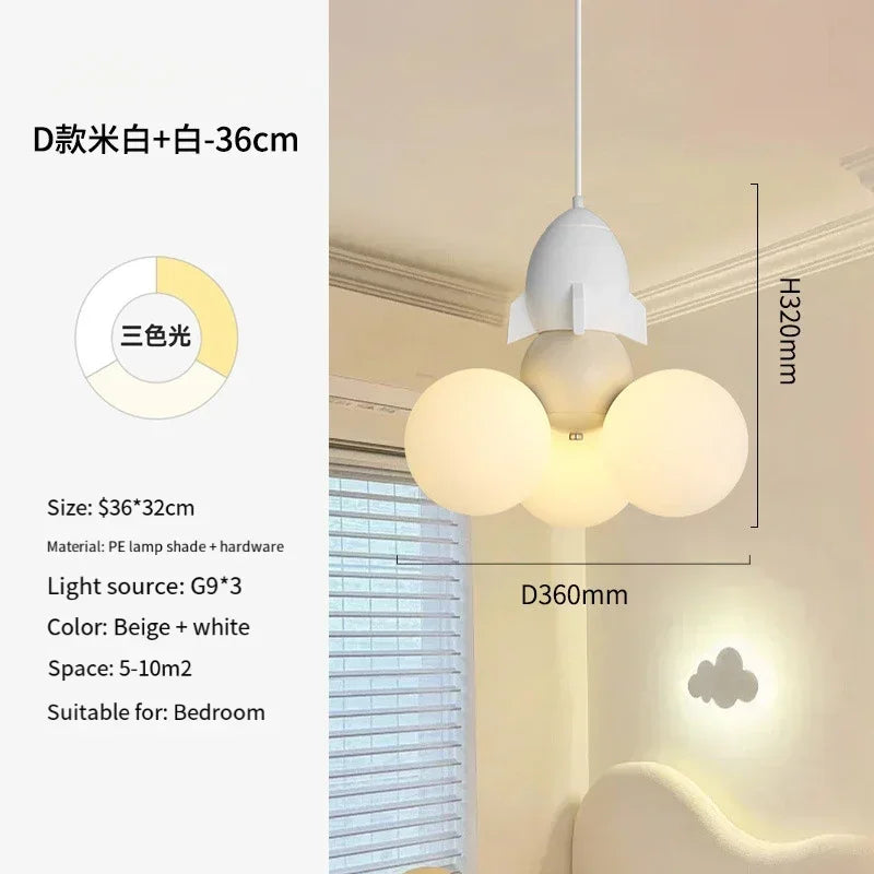 2026 New Cream Wind Restaurant Chandelier Modern Simple Dining Table Dining Room Bar Creative Lighting