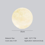 3d Moon Ball Floor Lamp Home Decoration Living Room Bedroom Atmosphere Modern Lustre Table Light Lighting Planet Plug In