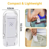 Mini Light Reading Clip Light LED Small Night Light USB Charging Adjustable Brightness Eye Protection Portable Smart Book Lamp