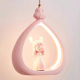 Princess Room Chandelier - Cute Cream Style LED Light for Girls Bedroom