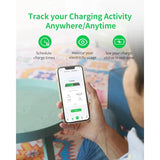 Autel Home Level 2 EV Charger up to 50Amp, 240V, Indoor/Outdoor Car Charging Station, Flexible 25-Foot Cable,Hardwired, Silver