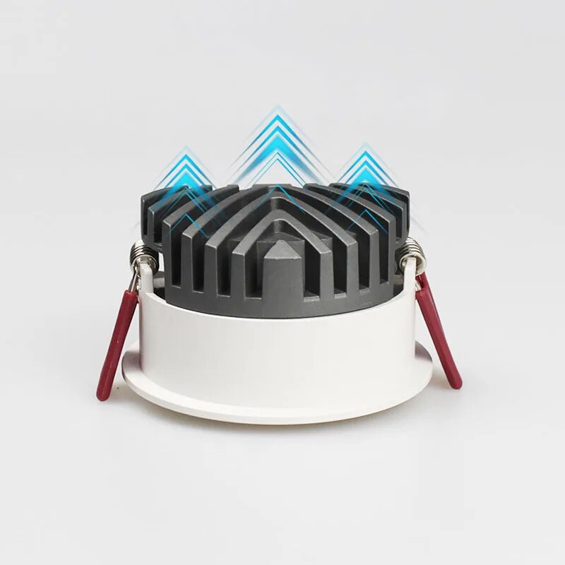 COB embedded ultra-thin anti-glare ceiling with commercial wall light washing simple fashion