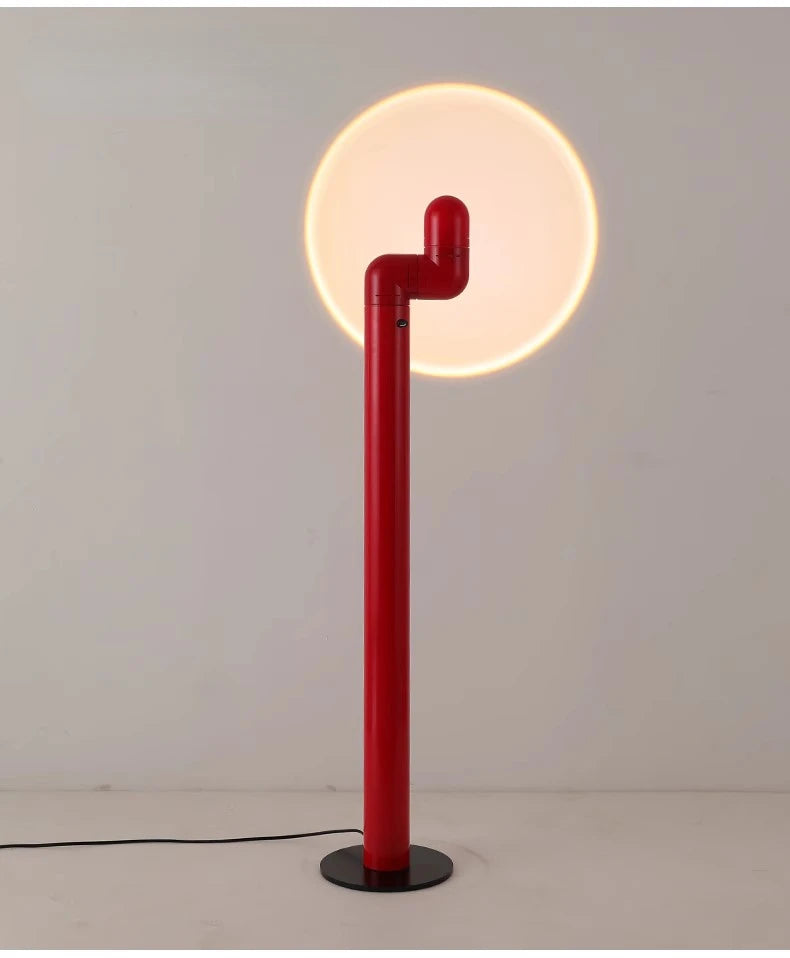 Spanish Space Age floor lamp Designer Replica Red White Water Pipe Standing Lamp For Living Room Sofa Bedroom Room Decoration