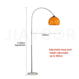 Modern Minimalist Living Room Bedroom Floor Lamp LED Reading Home Decoration Lamp Bed Retractable Cafe Floor Light Mood Lamp LED