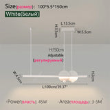 Dining room chandelier Nordic modern lamp dining table bar lamp restaurant lights kitchen lights office company led strip lamps