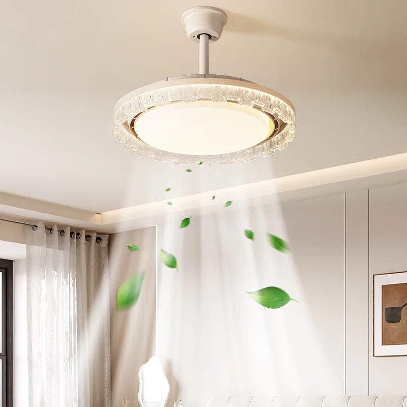 2026 Invisible Leafless Fan Light - Modern Eye Protection Ceiling Fan for Bedroom