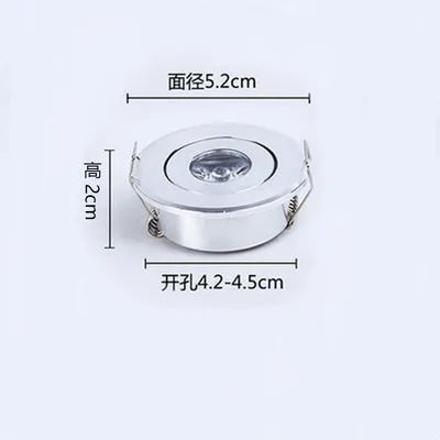 3W LED Mini Ceiling Spotlight - Recessed AC85-265V Micro Downlight