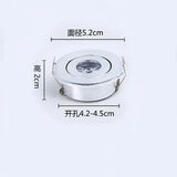 3W LED Mini Ceiling Spotlight - Recessed AC85-265V Micro Downlight
