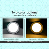 10PCS White Body Recessed LED Downlight - Universal AC/DC 12V 24V 110V 220V Ceiling Light