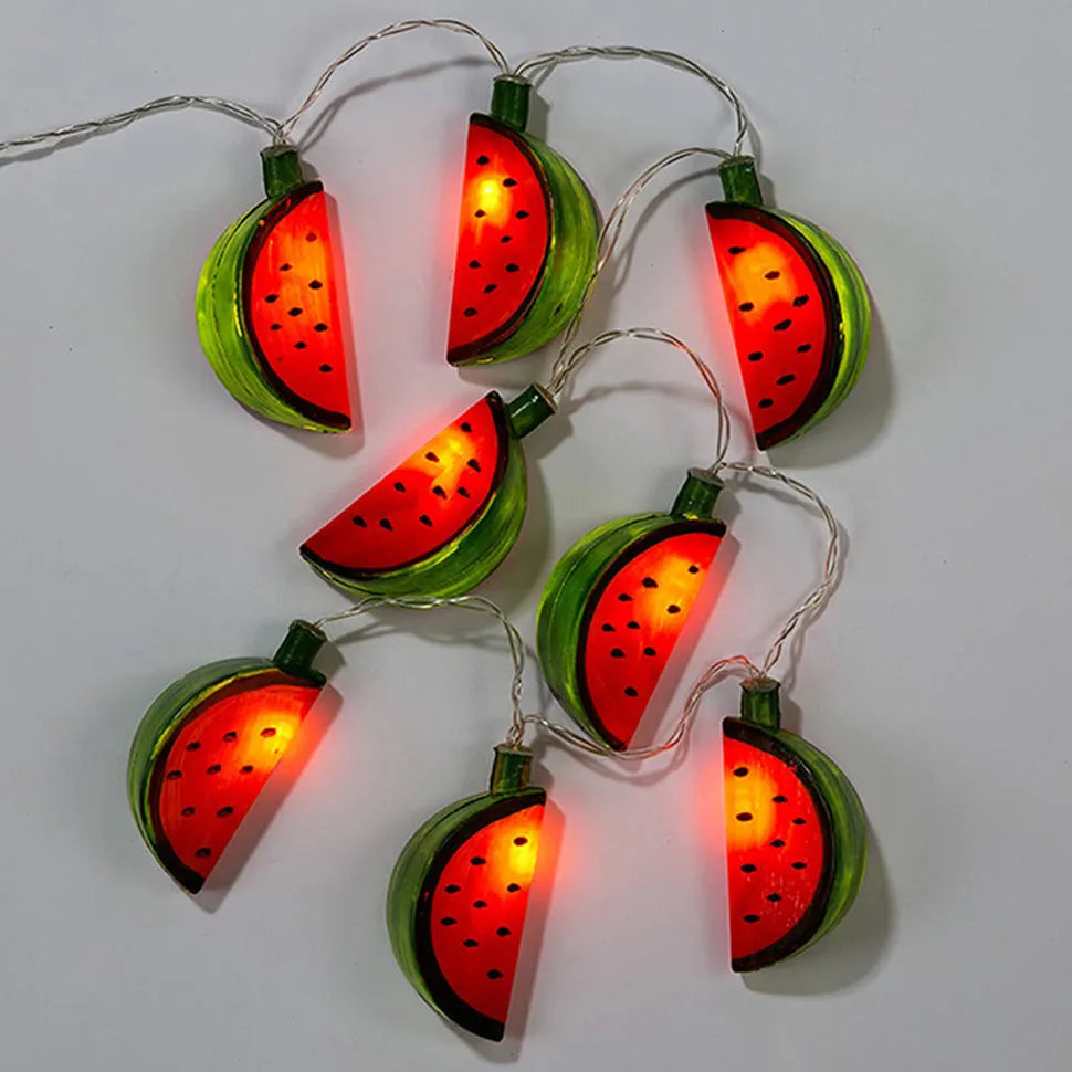 1.5M 10Led Strawberry Fruit Light Strings Happy Birthday Party Lantern String Children&#39;s Room Decorative Night Lamp Kids Favors