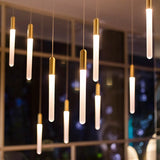 Nordic Staircase Chandelier Ceiling Lamp Minimalist Gold Or Black Living Room Kitchen Light Villa Designer Pendant Lights Lamps