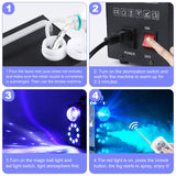 700W RGB 3-in-1 LED Fog Machine with Wireless Remote - Portable Stage Smoke Machine for DJ, Halloween, Christmas & Events