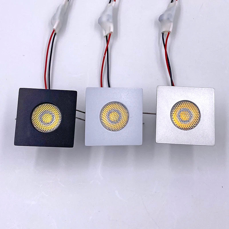 Square Lamp Mini Light With Embedded Ceiling 4W Spotlight Embedded Light DC12-24V AC100-240V LED Indoor Use Room Decor Pane