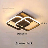 Household LED Chandelier Three Colors Lamp Modern Style Ceiling Lamp Bedroom Light Surface Installation 85-265V Dining Room Lamp