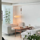 Japanese Wabi-Sabi Silk Fabric Wall Sconce Lamp - Minimalist Textile Wall Light Fixture for Living Room, Bedroom, Porch & Hotel Corridor Decor