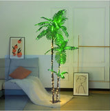 Outdoor Garden Garden Landscape Decoration Light Emitting Diode Artificial Coconut Tree Light IP44 Plastic Simulation Palm Tree