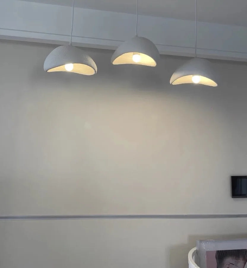 Wabi-Sabi E27 Pendant Light - Nordic Modern Chandelier for Dining Room & Cafe