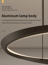 Living Room Chandelier Nordic pendant lamp Modern Dining room Chandelier  Ring Lamp Bedroom Restaurant Lamps LED Ceiling lights