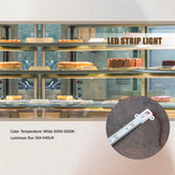 LED 50CM 12V 36 LED 5050 SMD Hard Strip Bar Light Aluminum Rigid White