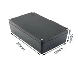 Outdoor Waterproof Plastic Junction Box (Black & White) - IP-Rated Plastic Enclosure & Electronics Project Instrument Shell Case