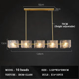 2025 New Creative Crystal Chandelier Modern Luxury Living Room Restaurant Pendant Light Irregular Luster Bar Table Hanging Lamps