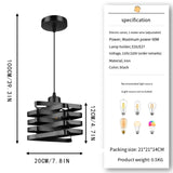 Vintage Industrial Style Lamp Bedside Chandelier  American Retro Living Room Bedroom Chandelier Wrought Iron Lamp