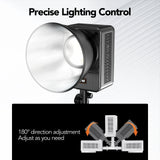 330W LED Video Light - 2700K-6500K Bi-Color Spotlight with Bowens Mount