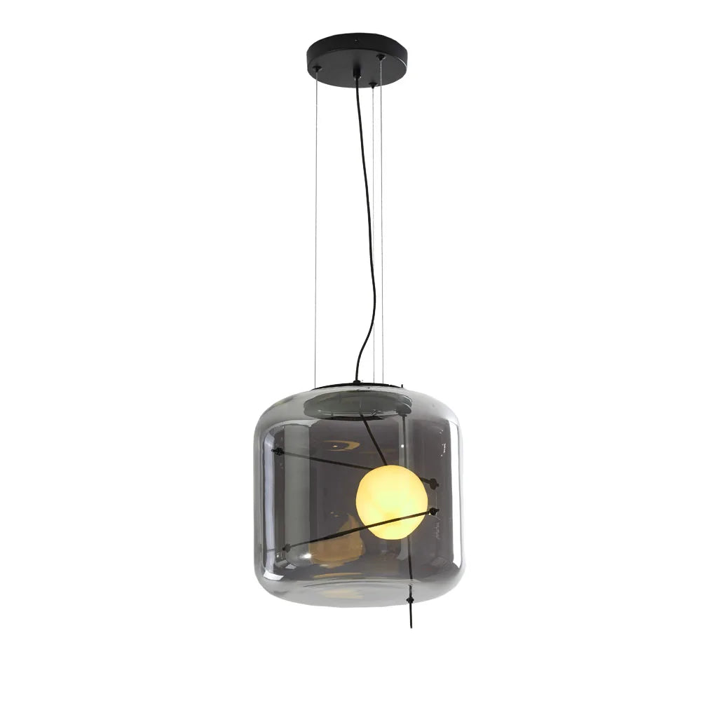 Modern Nordic Minimalist Restaurant LED Pendent Lamp Bedroom Bedside Creative Coffee Shop Bar Study Glass Decorative Light Art