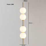 Nordic Glass Ball LED Pendant Lights Bedroom Bedside Hanging Lights Fixture Long Design Lighting Nordic Ceiling Chandeliers