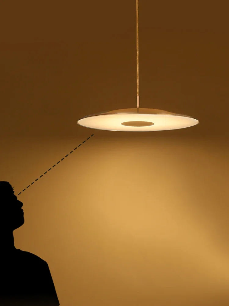 2026 Modern UFO Round Pendant Lamp Flying Saucer Pendant Lamp For Dining Room Bar Bedroom Bedside Simple Designer Art Lamp