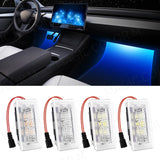 Ultra-Bright LED Interior Lights for Tesla Model 3 / Y / S / X - Footwell & Puddle Lamp