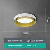 Nordic Round Ceiling Light Lamp Bedroom Living Room Lamp adario Soffitto Modern Lucer's Led Habit action Techno  Para Sala